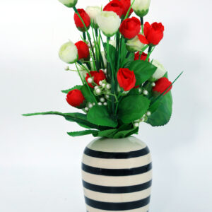 Black Ring Flower Vase